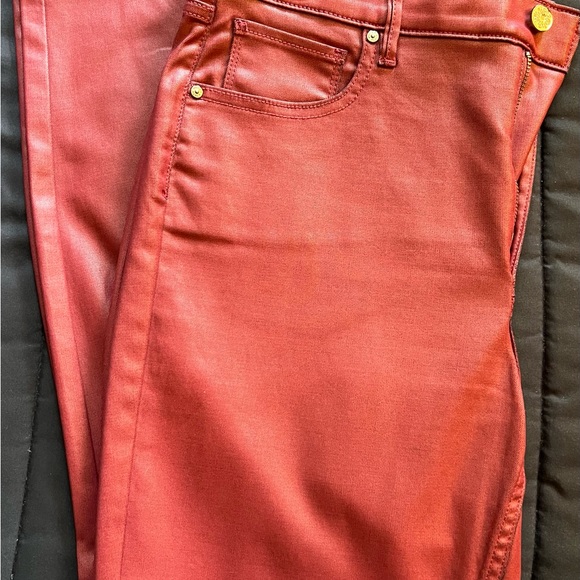 White House Black Market Red Skinny Jeans - Picture 2 of 3